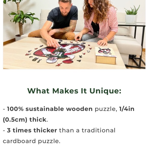 NFLPA Aaron Rogers New Wooden Puzzle - Picture 4 of 6